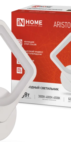 Светильник диодный ELEGANT ARISTO-15W 3000-6500К 1050Лм STEP COLOR белый IN HOME 4690612043111