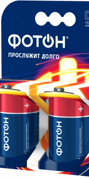 Батарейка ФОТОН LR20 щелочная 22447