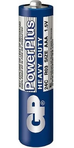 Батарейка GP LR03 (AAA) Power Plus, солевая