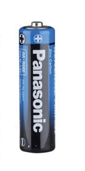 Батарейка Panasonic General  Purpose R06 (АА) синяя, солевая