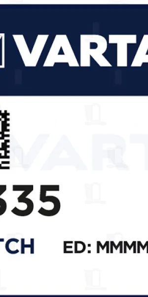 Батарейка часовая Varta 335, SR512SW Silver Oxide 1.55V