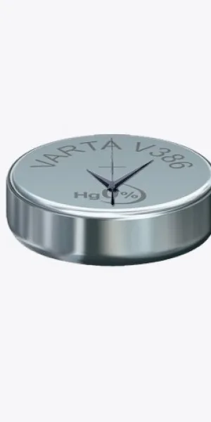Батарейка часовая Varta 386, SR43W Silver Oxide 1.55V