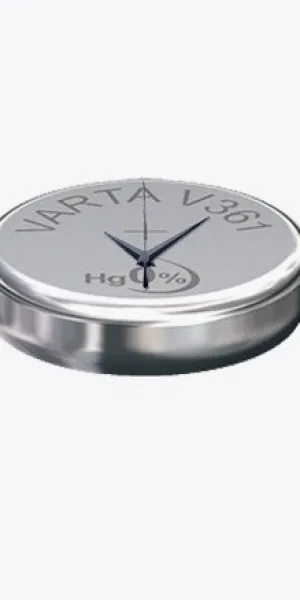 Батарейка часовая Varta 361, SR721W Silver Oxide 1.55V