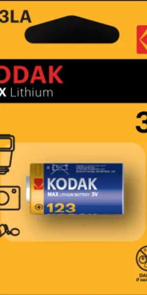 Батарейка Kodak CR123 3V MAX Lithium Б0005146