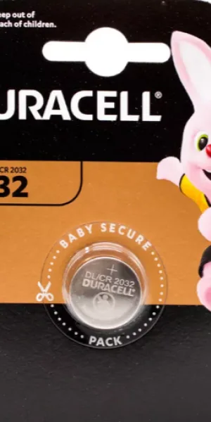 Батарейка 3V CR-2032 дисковая Duracell, литиевая