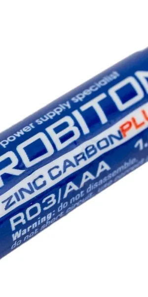 Батарейка Robiton PLUS R-R03-SR4 LR03 AAA солевая, 13122