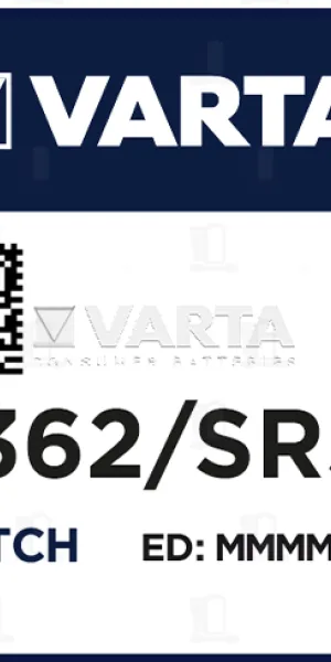 Батарейка часовая Varta 362, SR721SW Silver Oxide 1.55V