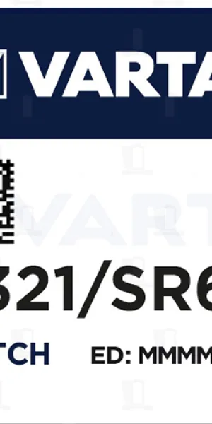 Батарейка часовая Varta 321, SR616SW Silver Oxide 1.55V