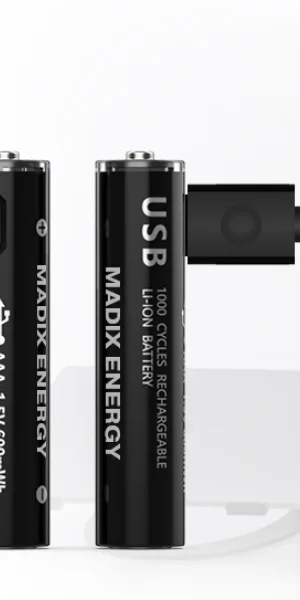 Батарейка аккумуляторная Madix AAA 600mA/h USB 2шт