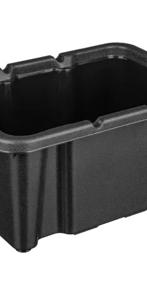 Ящик хобби 33x23x16 см пластик без крышки цвет чёрный