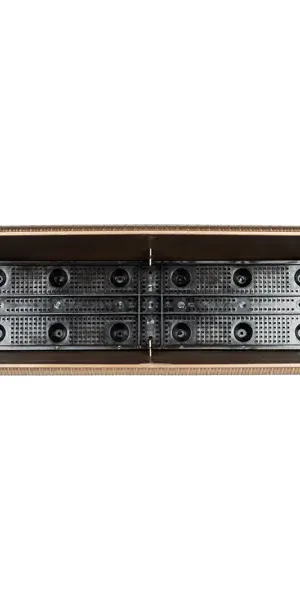 Ящик балконный Жардин 80x20x15.5 см v24 л пластик коричневый