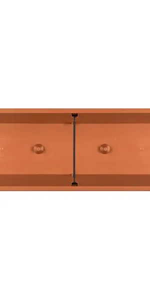 Ящик балконный Idiland 60x17x15 см v10.5 л пластик терракотовый