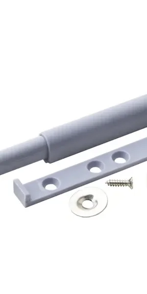 Упор-защелка фасада AMF11/GR, 85x14 мм, пластик, цвет серый