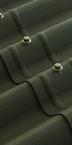 Лист Ондулин Смарт DIY 760x1950 мм зелёный