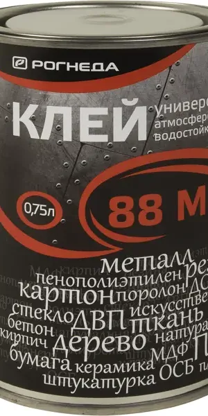 Клей универсальный водостойкий 88-Metal 0.75 л