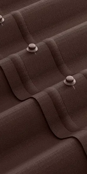 Лист Ондулин Смарт DIY 760x1950 мм коричневый
