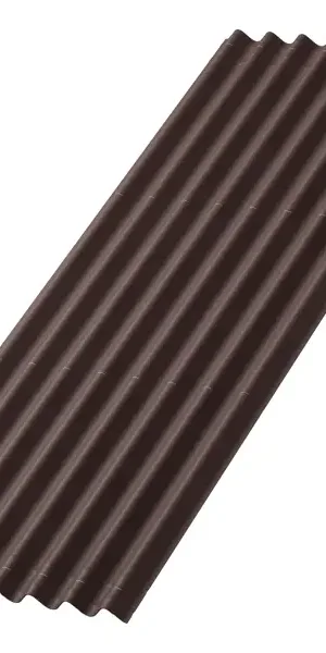 Лист Ондулин Смарт DIY 760x1950 мм коричневый