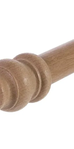 Карниз двухрядный 240 см дерево цвет светлый дуб