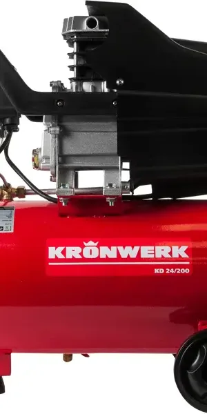 Компрессор поршневой масляный Kronwerk KD 24/200, 24 л, 198 л/мин