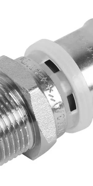 Муфта комбинированная Valtec 3/4"x26 мм НР латунь VTM.201.N.002605
