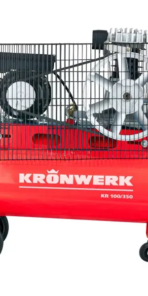 Компрессор ременной масляный Kronwerk KR 100/350, 100 л, 350 л/мин
