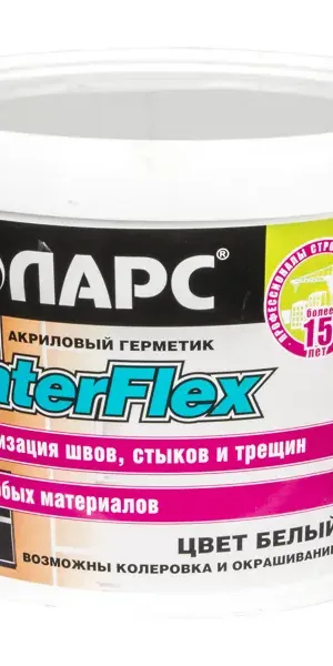 Герметик акриловый для швов и стыков Боларс WaterFlex 7 кг