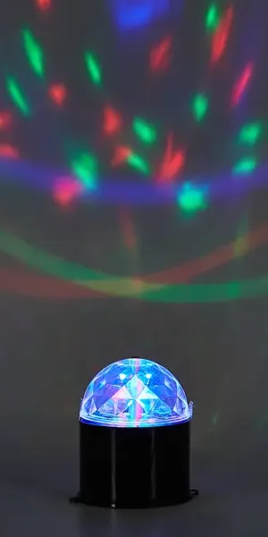Светильник-проектор светодиодный Uniel RGB Disco 0.3 Вт