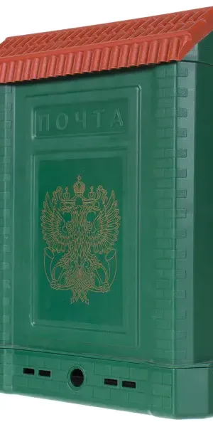 Ящик почтовый «Премиум» внутренний, цвет зелёный