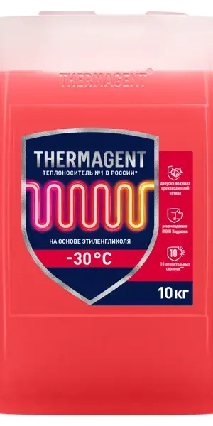 Теплоноситель Thermagent 910265 -30°C 10 кг этиленгликоль