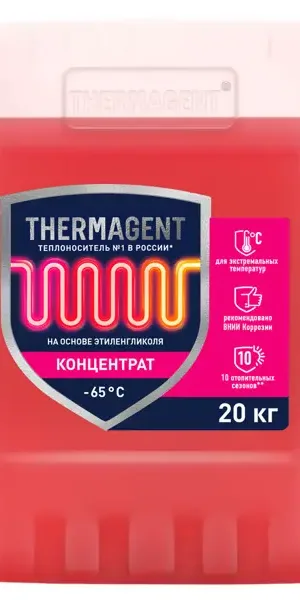 Теплоноситель Thermagent 602271 -65°C 20 кг этиленгликоль концентрат