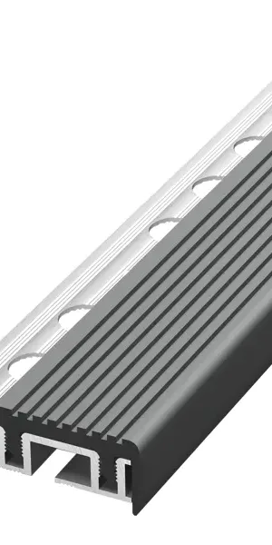 Профиль для ступени Alprofi 250 см цвет серый