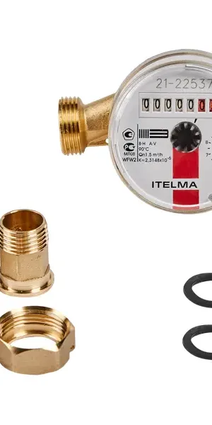 Счётчик для горячей воды Itelma 1/2" DN15