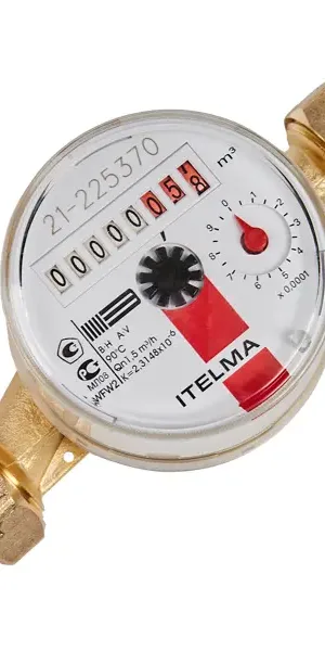 Счётчик для горячей воды Itelma 1/2" DN15