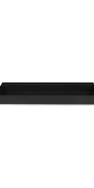 Полка универсальная Delinia ID 30.3x1.8x12 см цвет чёрный