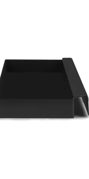 Полка универсальная Delinia ID 30.3x1.8x12 см цвет чёрный