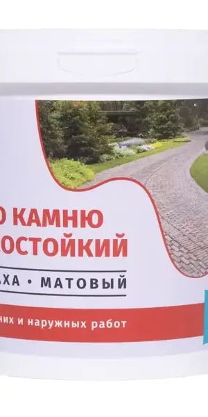 Лак по камню Aquastrong износостойкий матовый прозрачный 1.0 кг