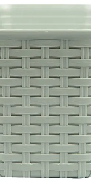 Ящик балконный Idea Ротанг 40x18x16 см v11 л пластик серый