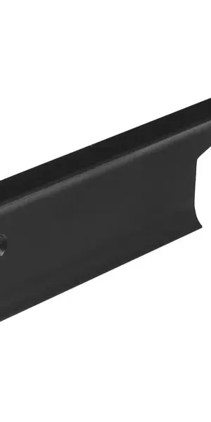 Планка угловая U-образная R3 60x3.8 см для столешницы 3.8 см цвет чёрный матовый