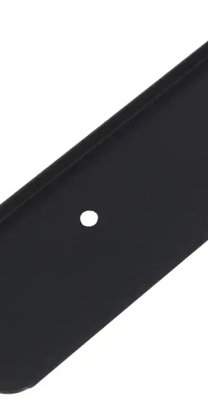 Планка торцевая U-образная R3 62.5x3.8 см для столешницы 3.8 см цвет чёрный матовый