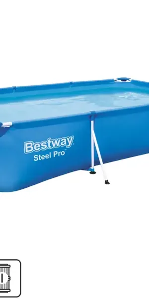 Бассейн каркасный прямоугольный Bestway Steel Pro 56404 BW 300x201x66 см 3300 л
