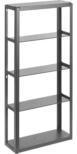 Стеллаж для ванной Март Ferro 36x85 см цвет чёрный