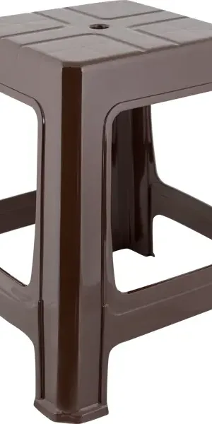 Табурет садовый 39x39x45 см пластик коричневый