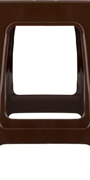 Табурет садовый 39x39x45 см пластик коричневый