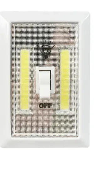 Светильник светодиодный Старт PL-2LED-COB на батарейках, цвет белый