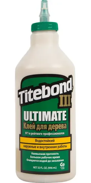 Клей Titebond III влагостойкий цвет кремовый 946 мл