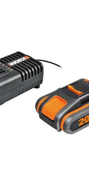 Зарядное устройство Worx 3601, батарея 20 В Li-ion 2 Ач