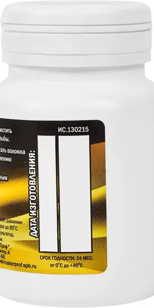 Паста уплотнительная для резьбовых соединений Masterflax для газа 70 г