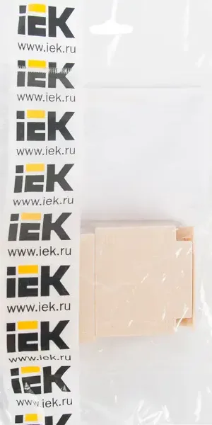 Тройник для кабель-канала IEK 40x25 мм цвет сосна 4 шт.