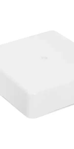 Распределительная коробка открытая IEK 100×100×29 мм 2 ввода IP20 цвет белый