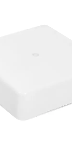 Распределительная коробка открытая IEK 100×100×29 мм 2 ввода IP20 цвет белый